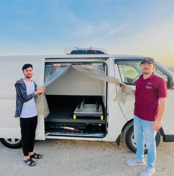 Chiller Vans and Refrigerated Truck rental in Dubai
