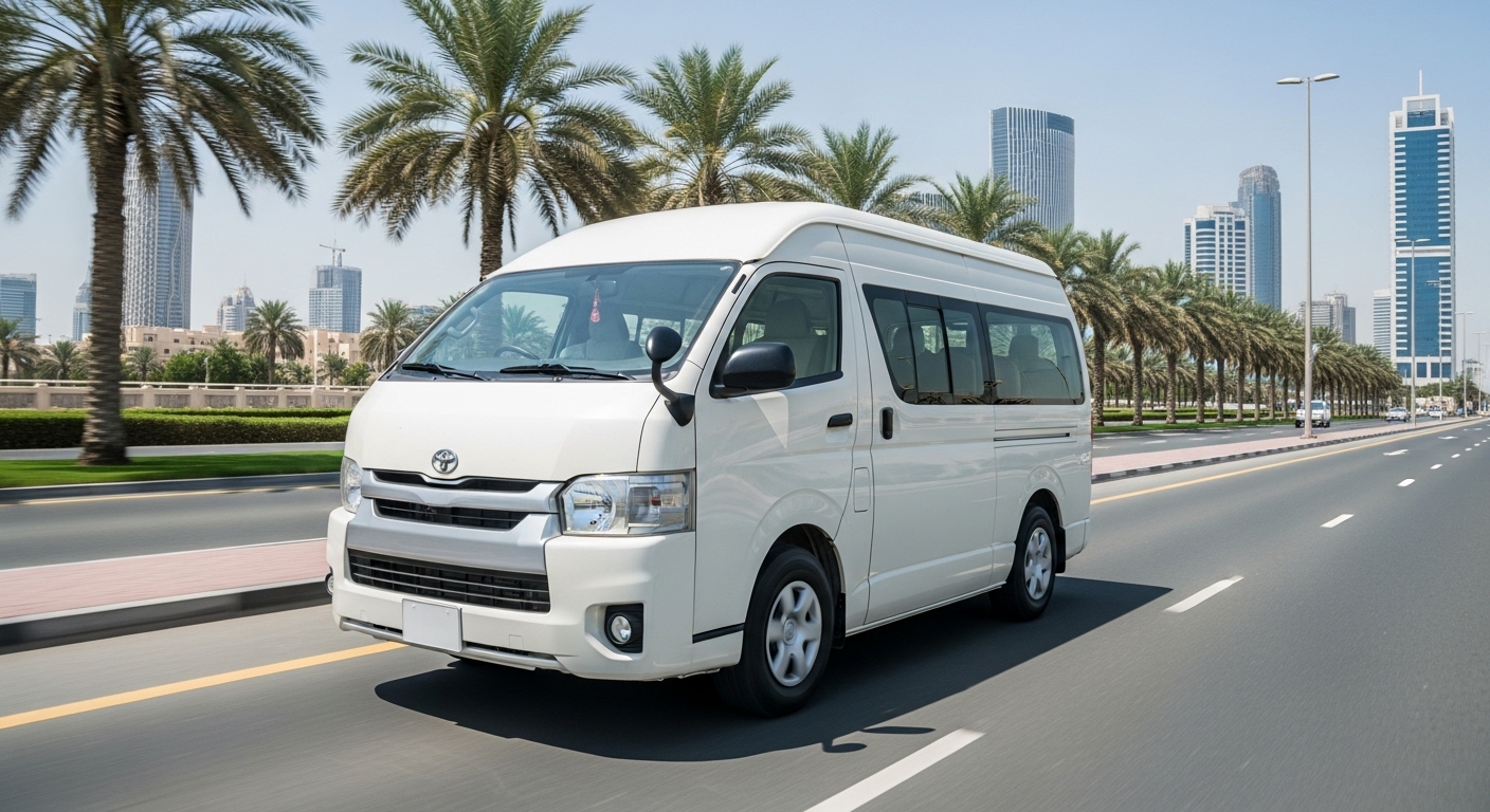 Hiace van rent in UAE