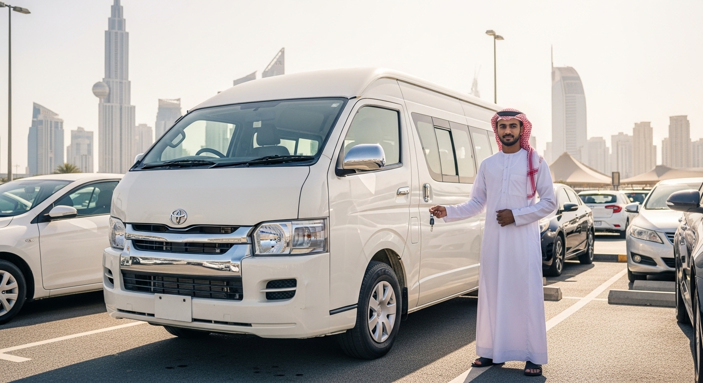 Hiace van rent in UAE