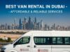 Van Rental in Dubai