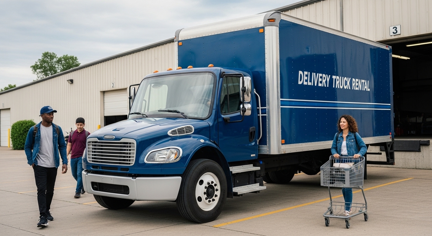delivery truck rental in dubai
