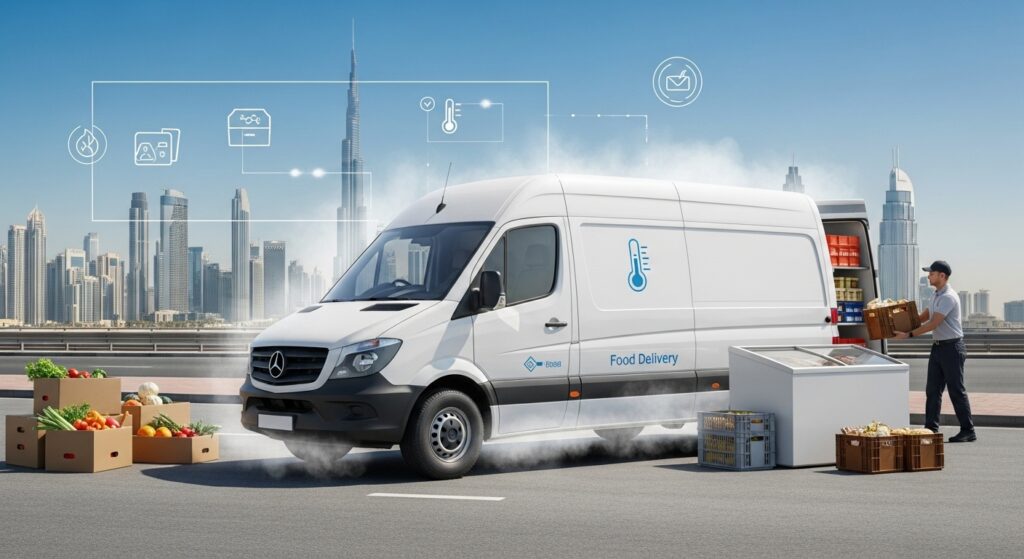 chiller van for food delivery